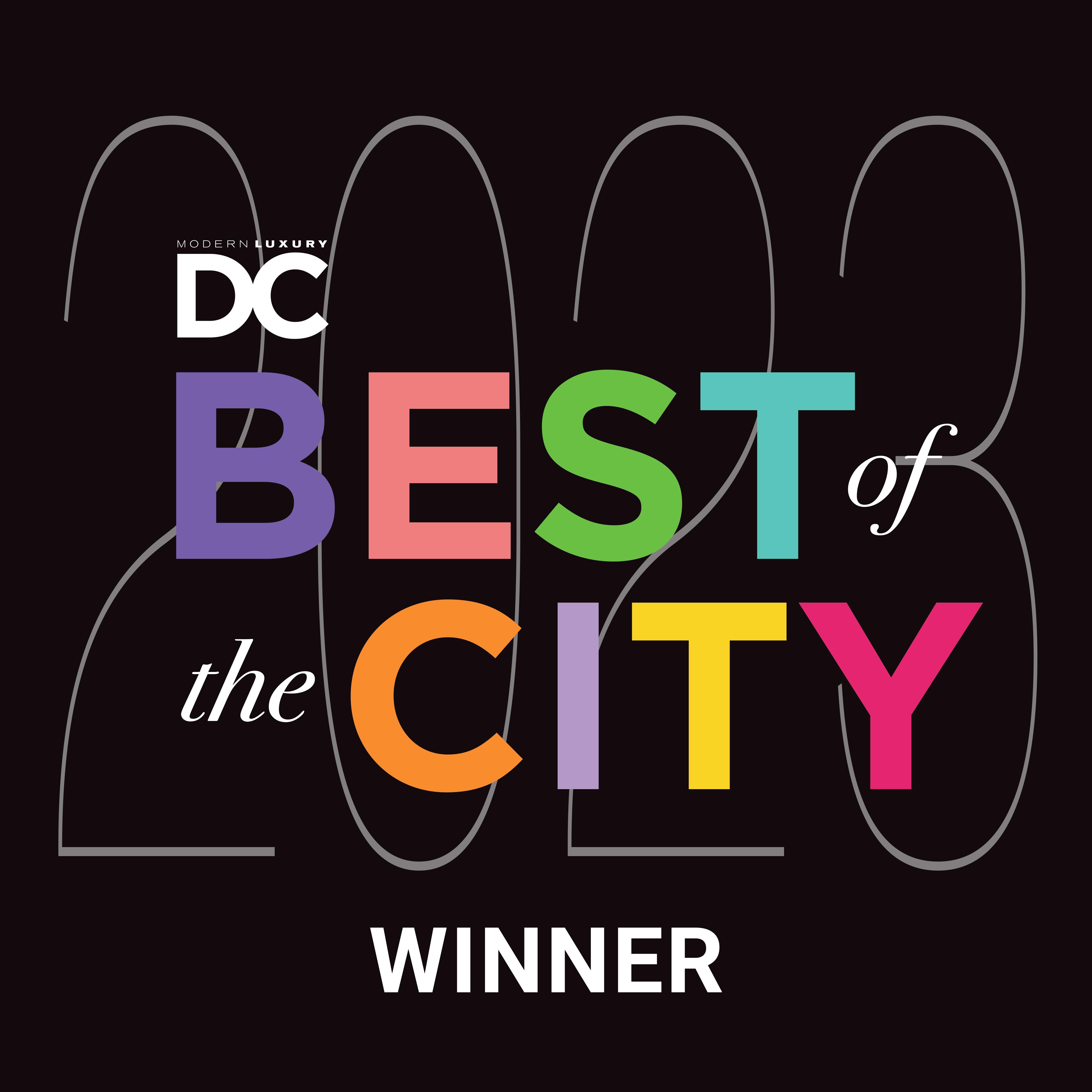 Modern Luxury DC Best of the City Winner 2023
