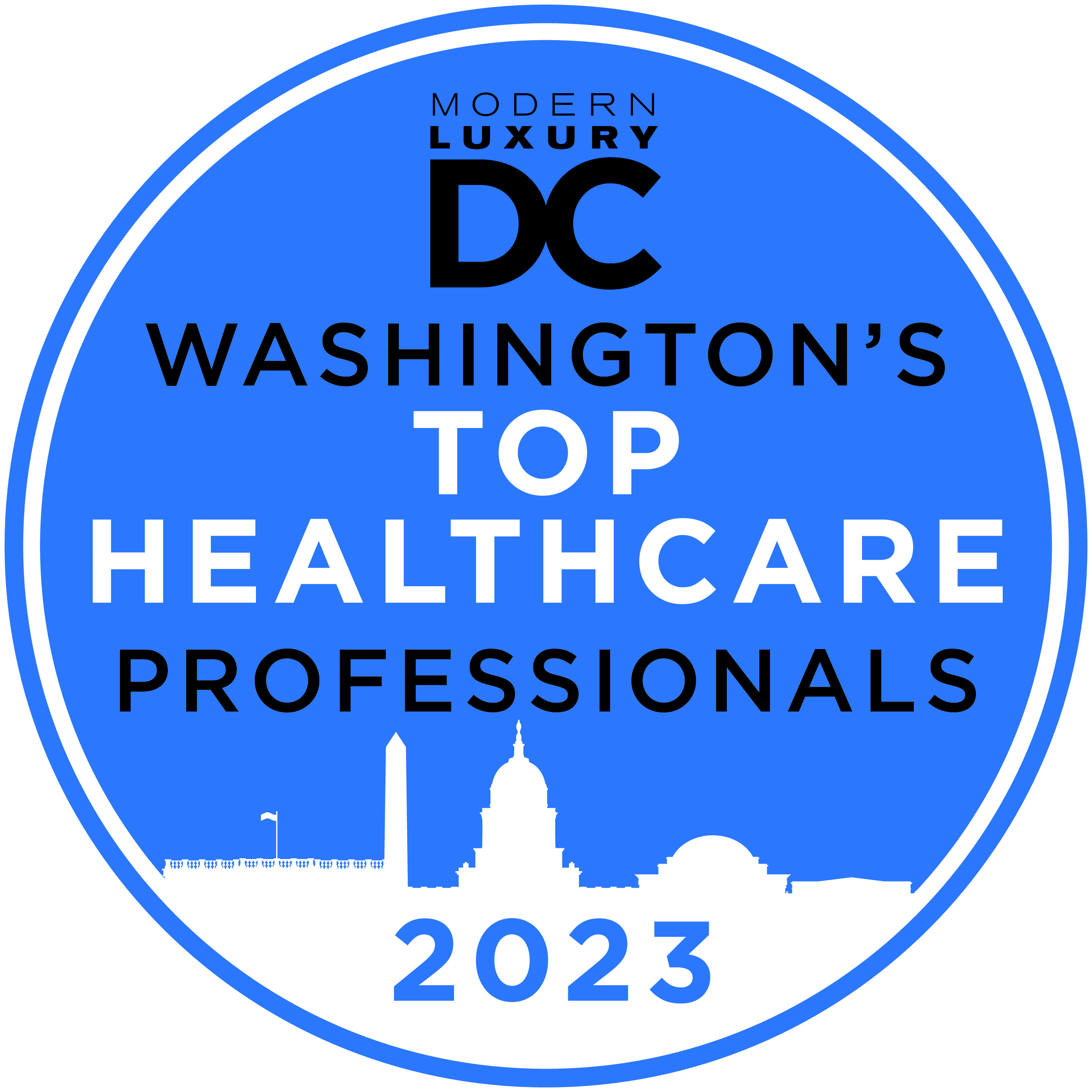 Modern Luxury DC Top Healthcare Professionals 2023